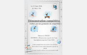 DEMONSTRATION COMPETITIVE - SAMEDI 15 JUIN 2024