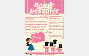 CONCOURS DE BANDE DESSINEE