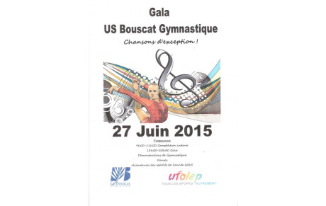 GALA DE GYMNASTIQUE 27 JUIN 2015- reponse avant le 17 05 2015