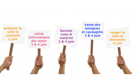 Les 2, 3, 4 juin Tous Bénévoles à l'USB Gym !