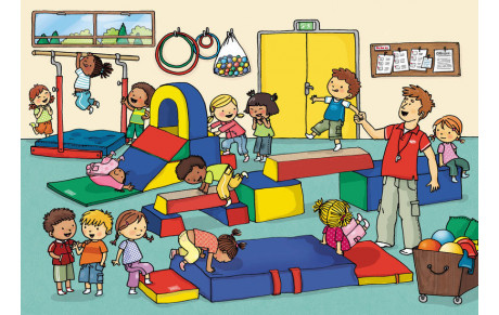 Cours de bébés gym pendant les prochaines vacances scolaires de la Toussaint