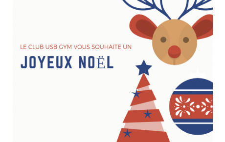 Le club de l'USB Gym vous souhaite un joyeux Noël