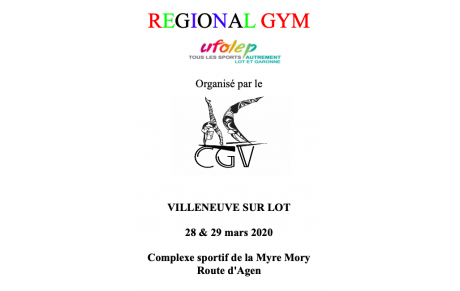Annulé : Championnat régional de niveau National à Villeneuve sur Lot 28 &amp; 29 mars 2020
