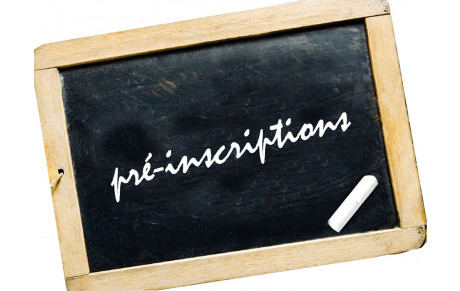 Les pré-inscriptions 2020/2021 sont ouvertes 