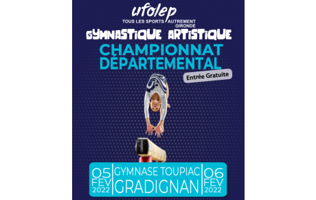 Dossier de la compétition départementale 2022 à Gradignan