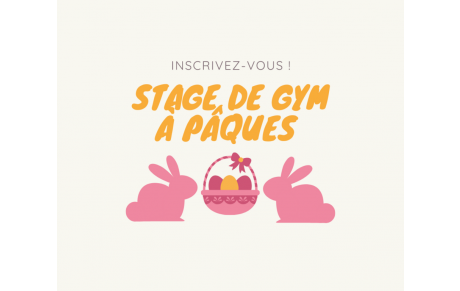 Inscription stage des vacances d'avril 2022